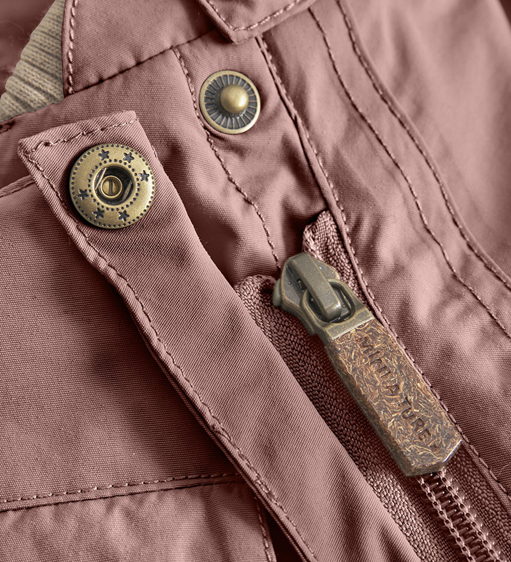 Mini A Ture Snowsuit - Wisti Fleece - Light Plum