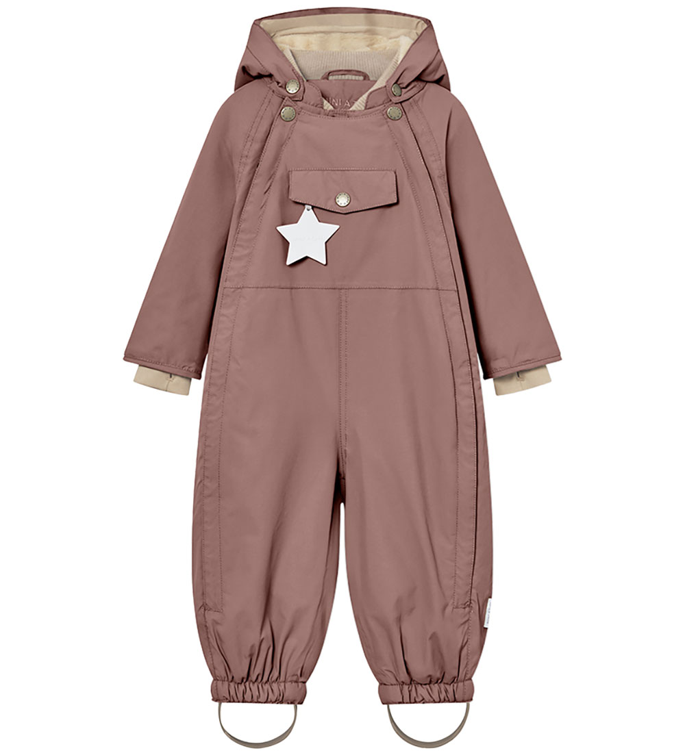 Mini A Ture Snowsuit - Wisti Fleece - Light Plum