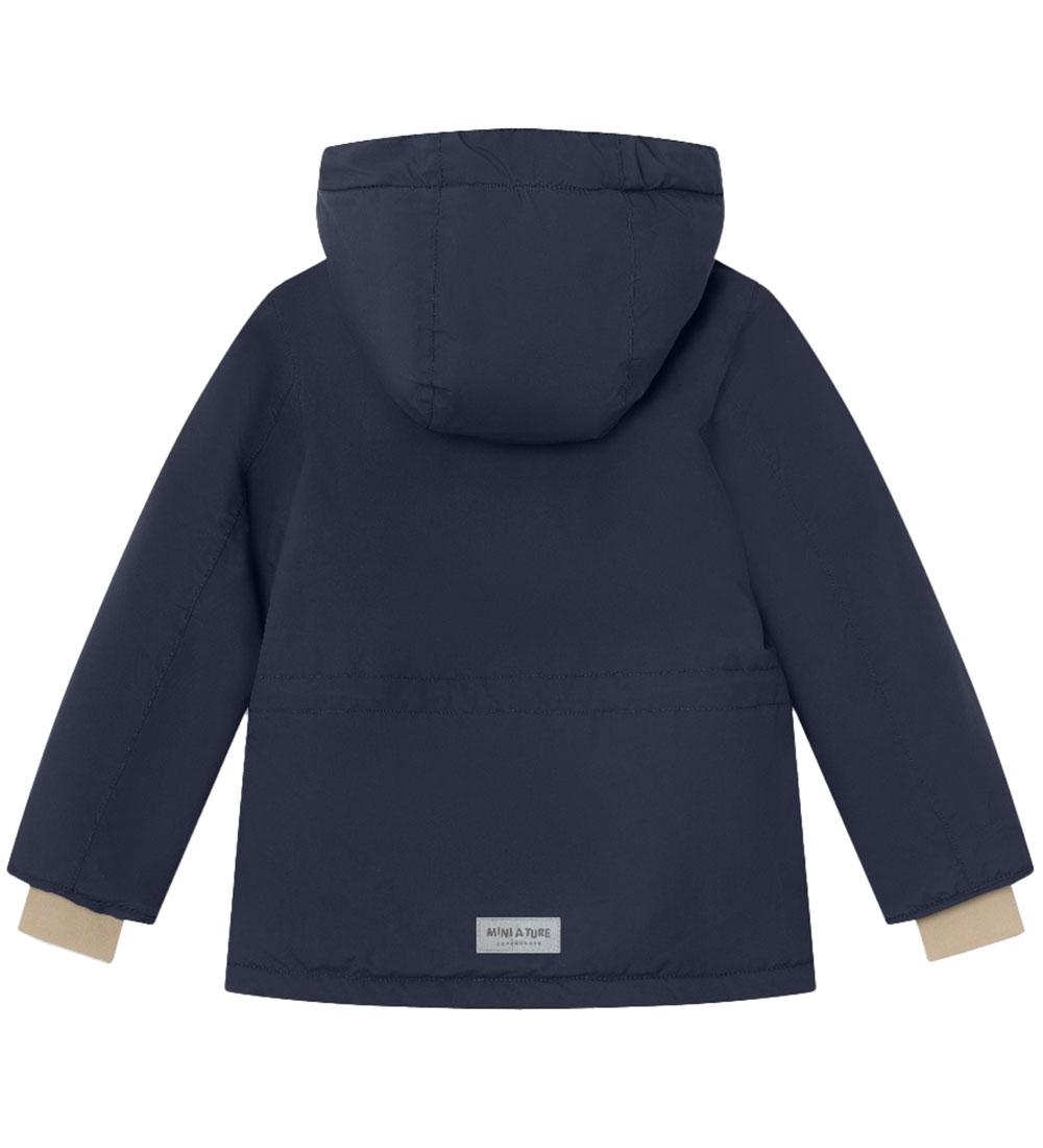 Mini A Ture Winterjas - Adjanko Fleece - Outer Space