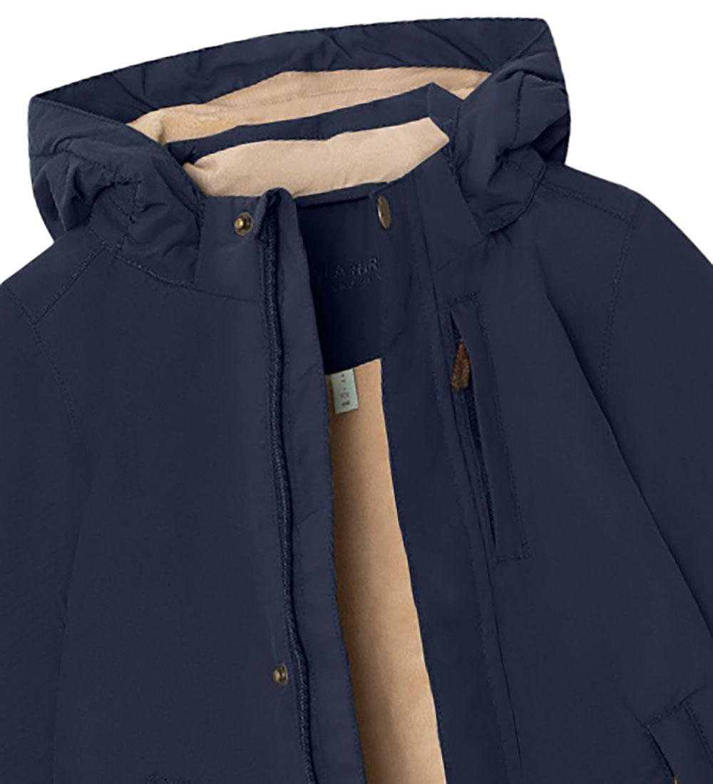 Mini A Ture Winterjas - Adjanko Fleece - Outer Space