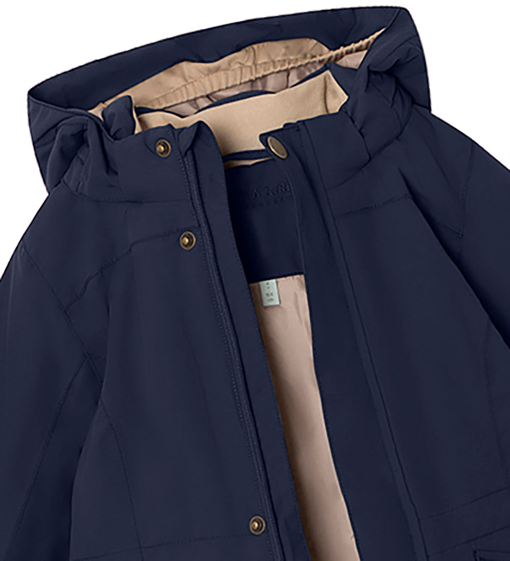 Mini A Ture Winter Coat - Velajanna - Outer Space