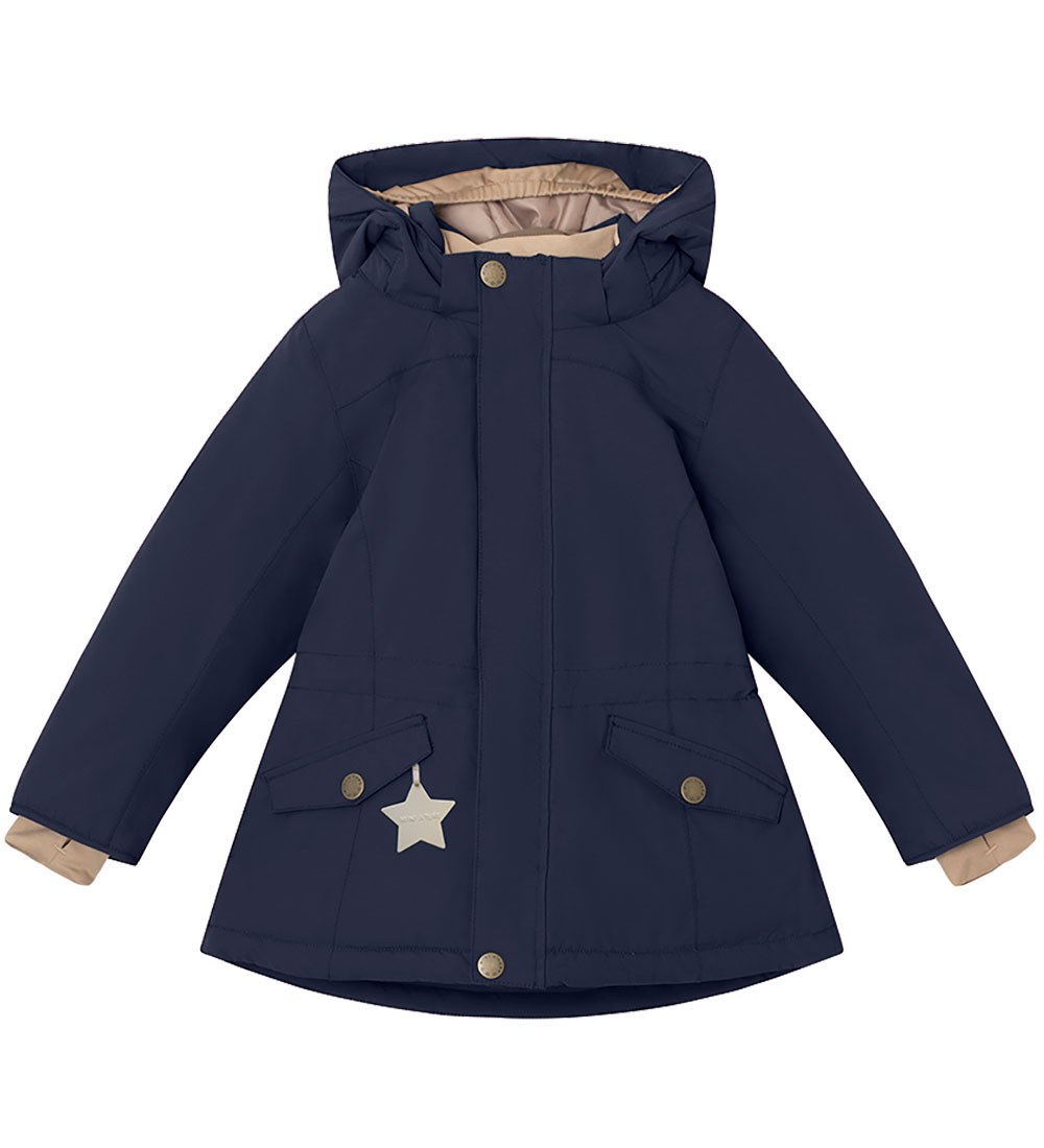 Mini A Ture Winter Coat - Velajanna - Outer Space
