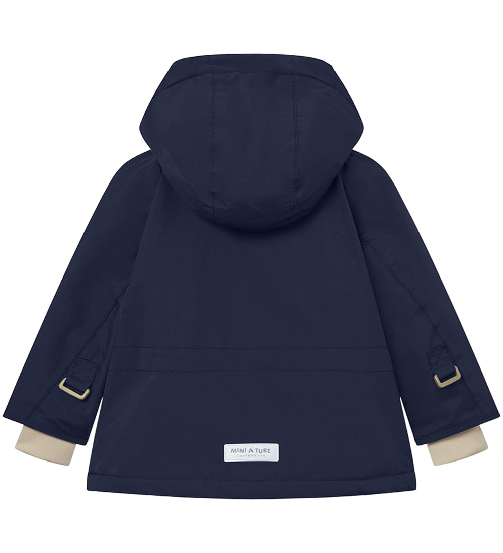 Mini A Ture Winterjas - Matwally Fleece - Outer Space