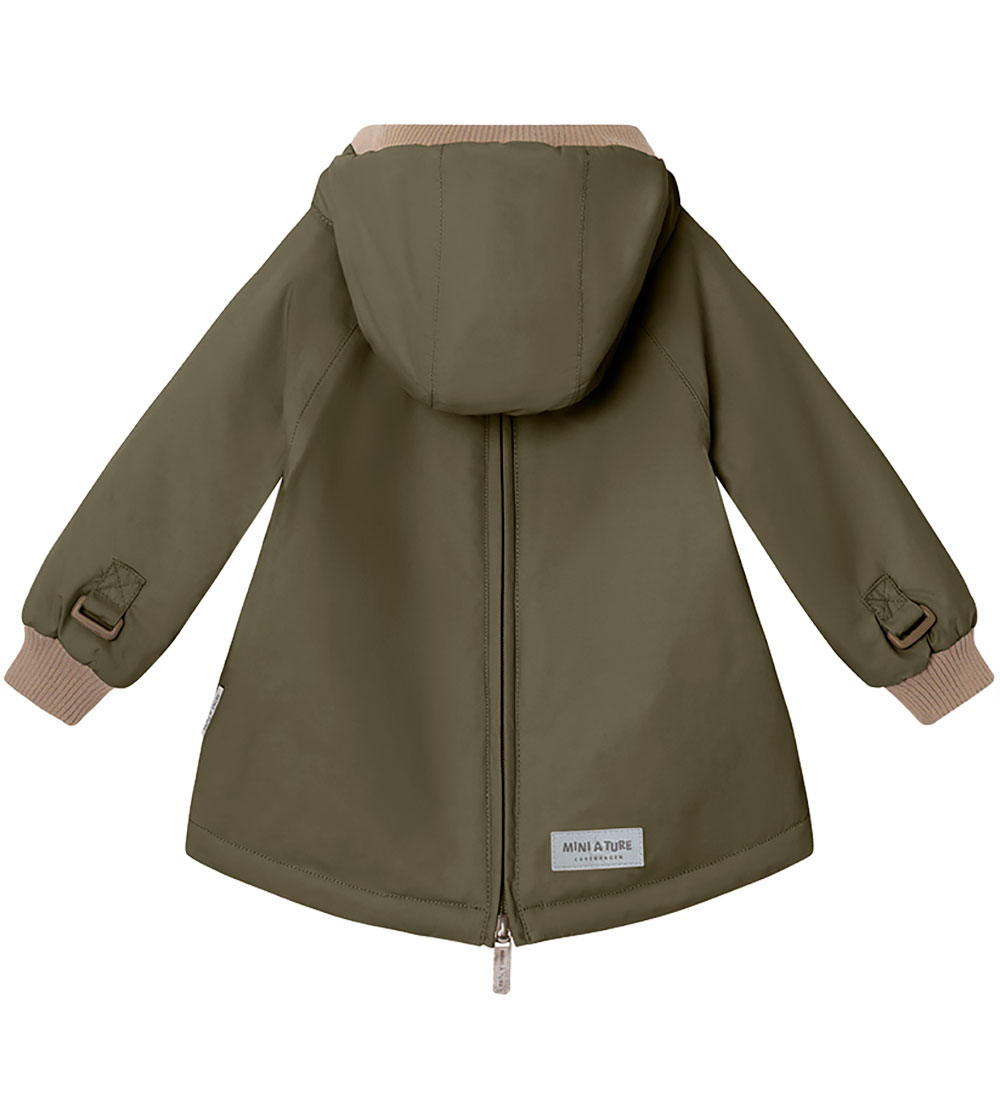 Mini A Ture Vinterjacka - Babywen Fleece - Olive Natt