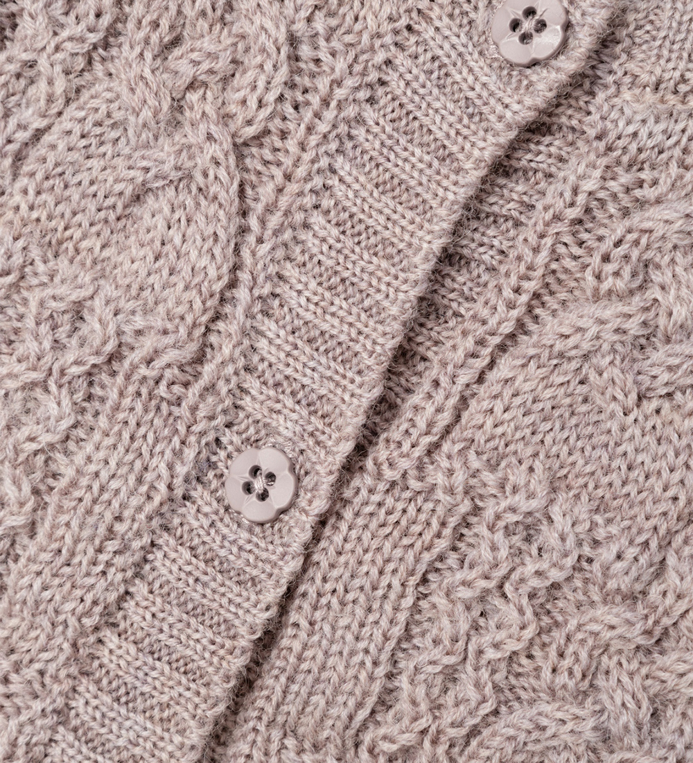 Name It Cardigan - Wool - Knitted - NmfWrilla - Purple Dove