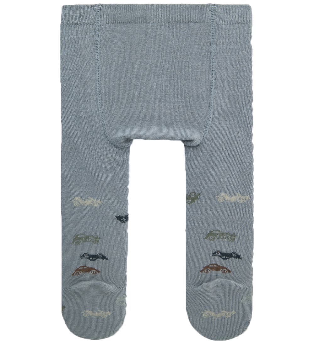 Name It Tights - Wool/Cotton - NbmWak - Tradewinds/Jaquard