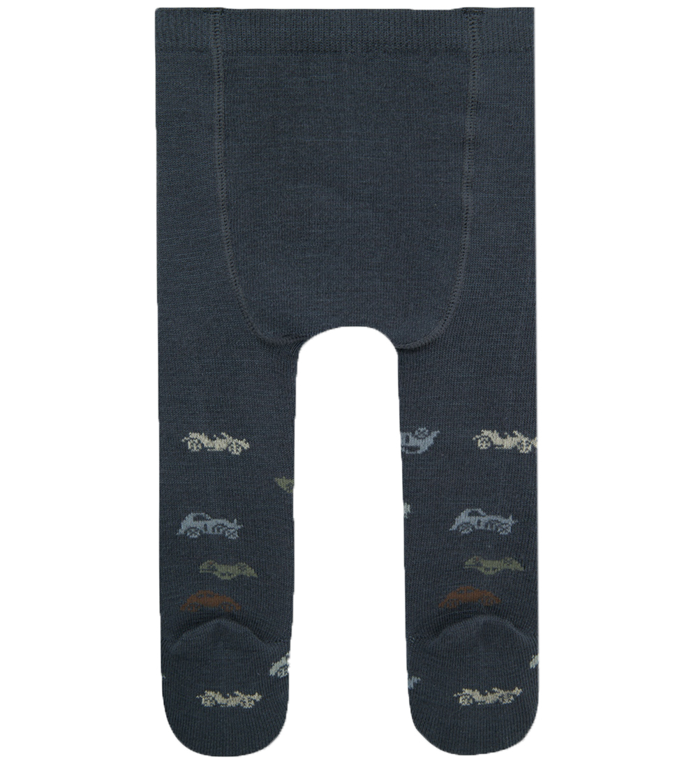 Collants Name It - Laine/Coton - NbmWak - Ombre Blue/Jaquard