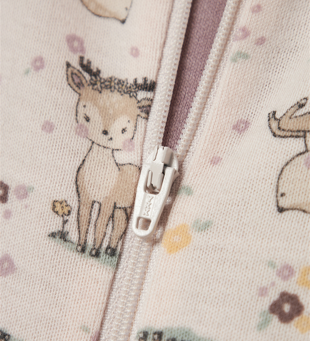 Name It Jumpsuit - Wool - NbfWillit - Lilac Ash/AOP