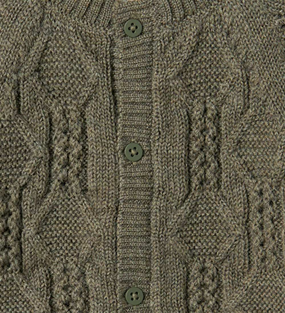 Name It Cardigan - Wool - Knitted - NbmWrilla - Mulled Basil