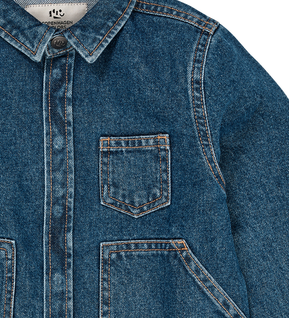 Copenhagen Colors Denim Jacket - Organic - Indigo Blue Washed