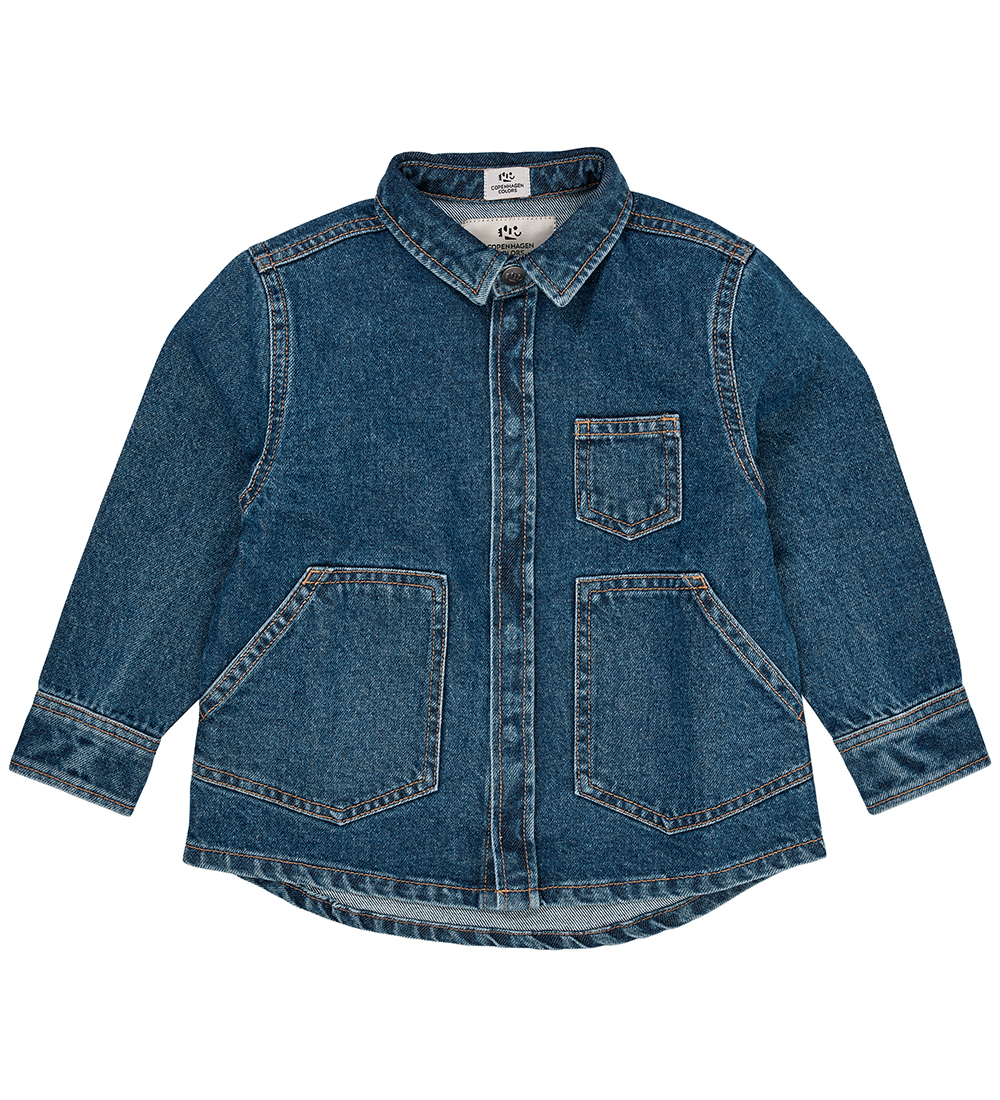 Copenhagen Colors Denim Jacket - Organic - Indigo Blue Washed