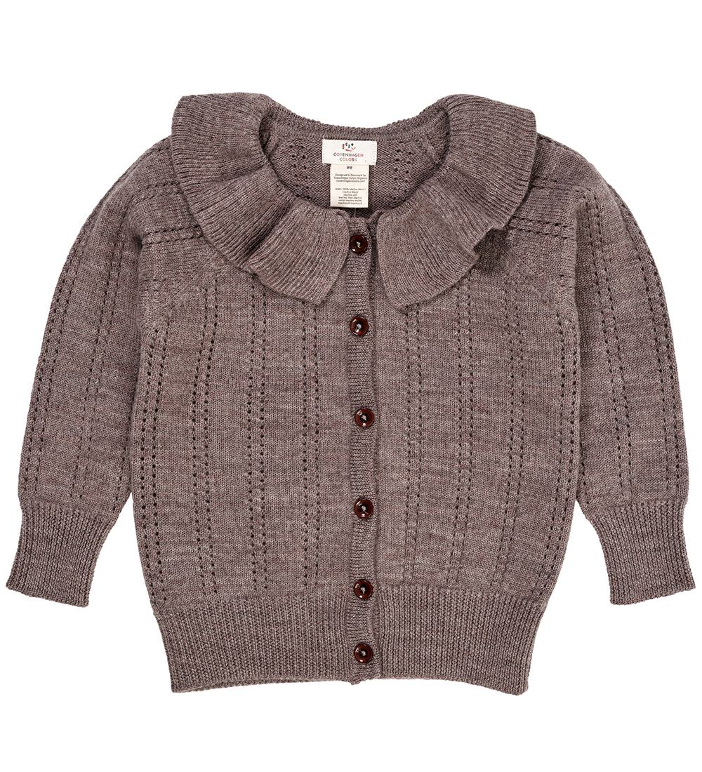 Copenhagen Colors Cardigan - Wool - Natural Melange