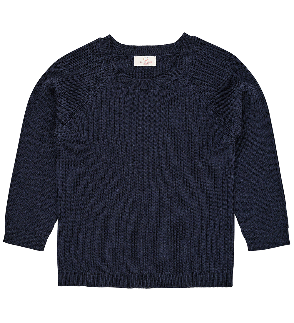 Copenhagen Colors Blouse - Knitted - Wool - Navy