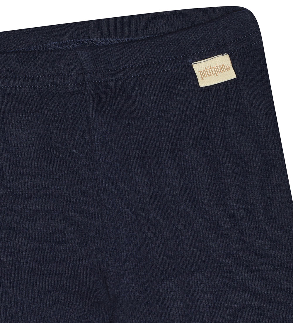 Petit Piao Leggings - Rib - Modal - Indigo Plum