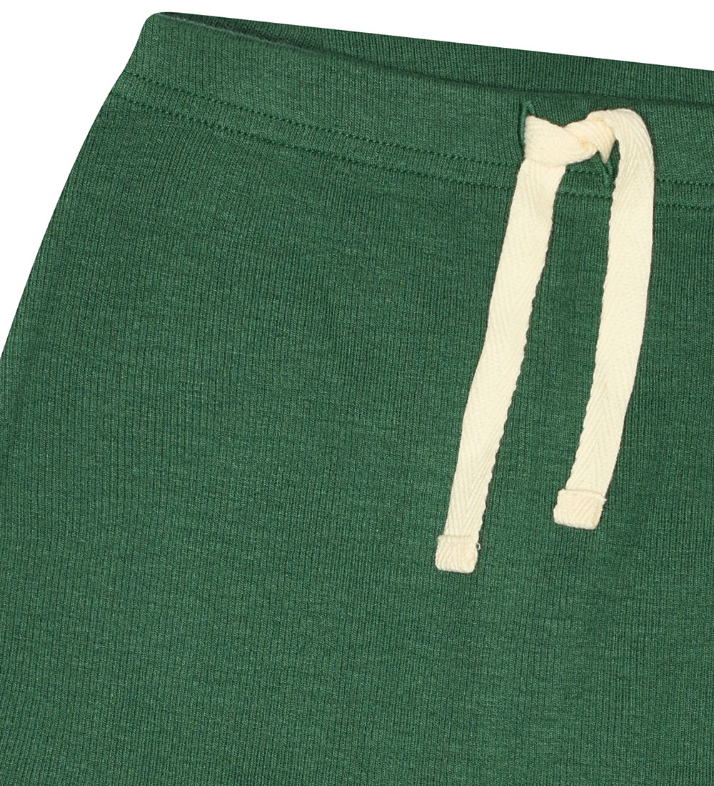 Petit Piao Trousers - Rib - Modal - Emerald Green