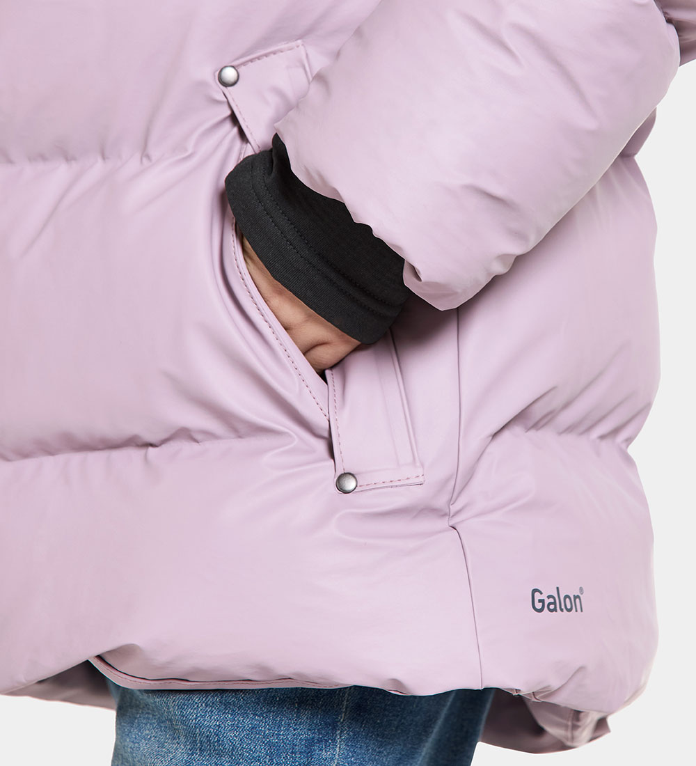 Didriksons Puffer Jacket - PU - MEGA - Dusty Lilac