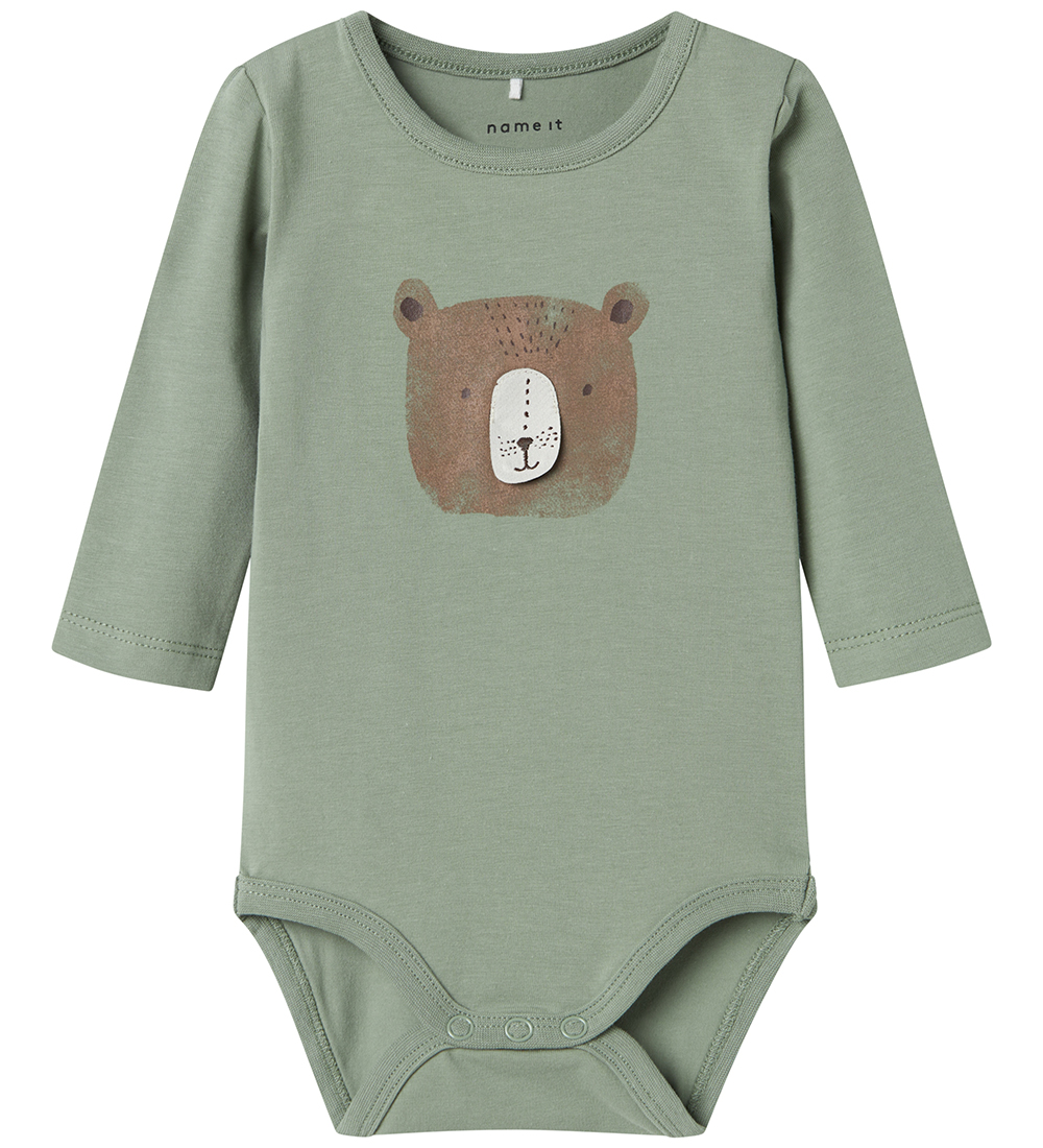 Name It Bodysuit L/æ - NbmOlan - Lily Pad