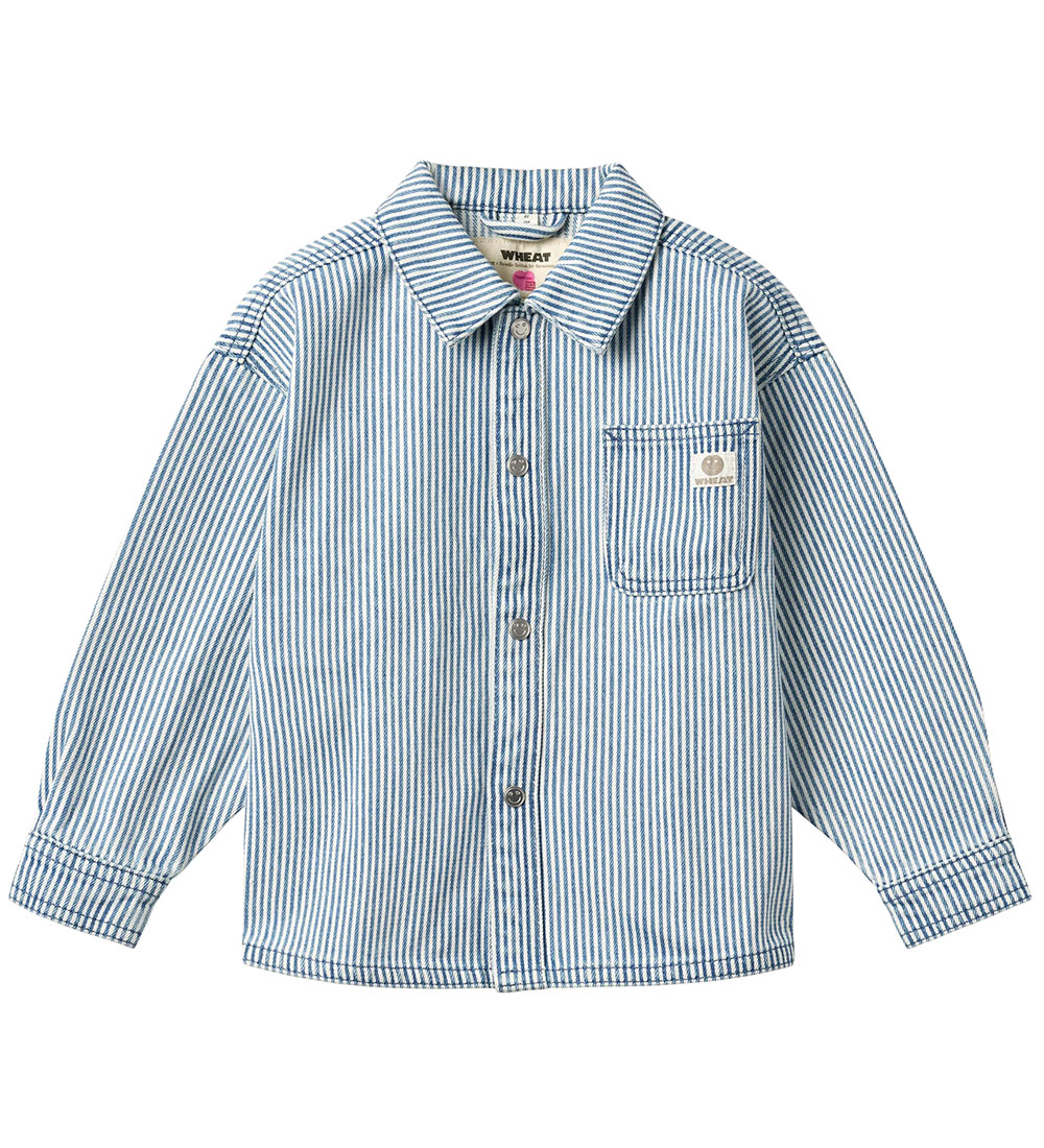Wheat Shirt - Denim - Ink Stripe