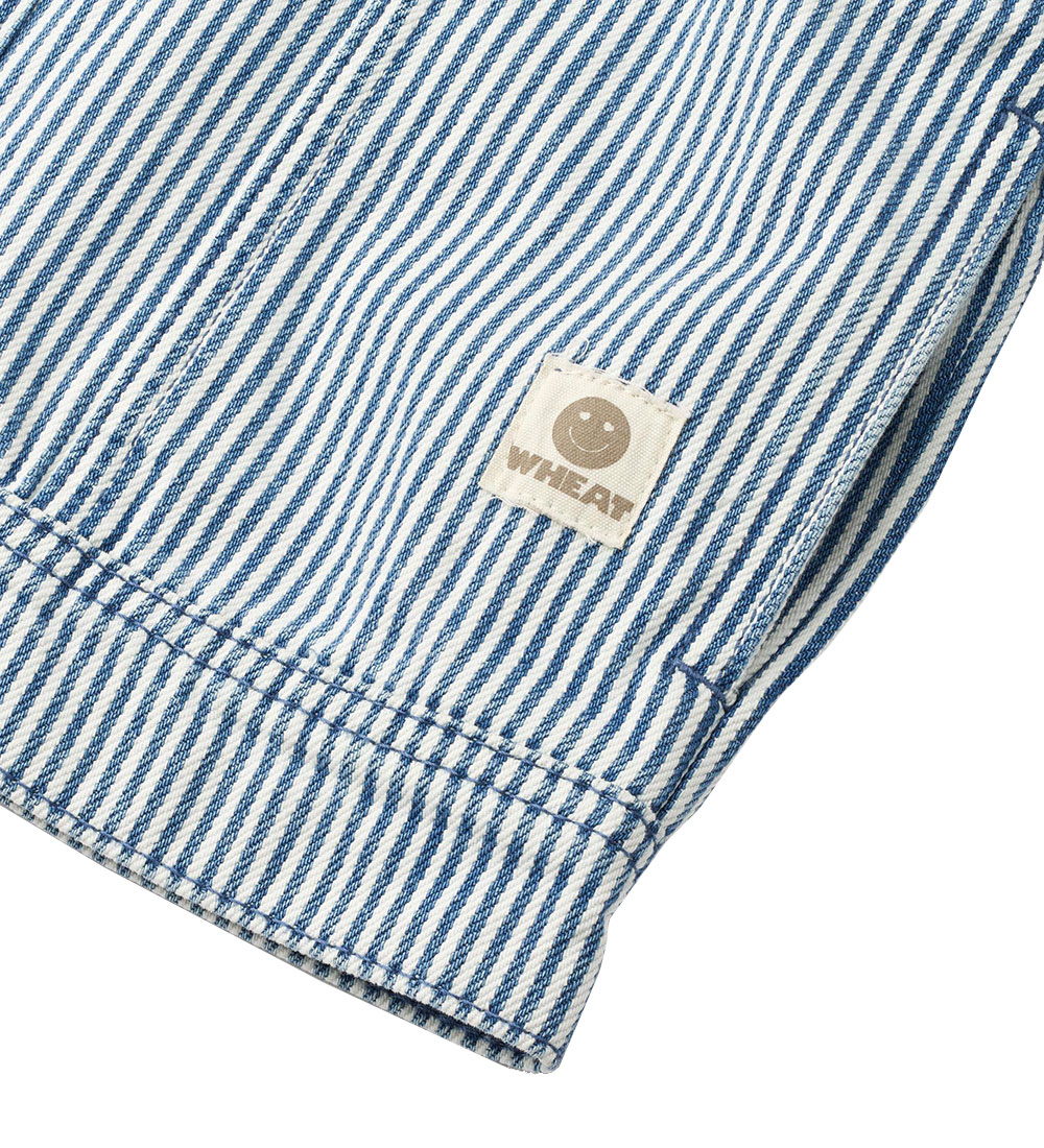 Wheat Denim Jacket - Vive - Ink Stripe