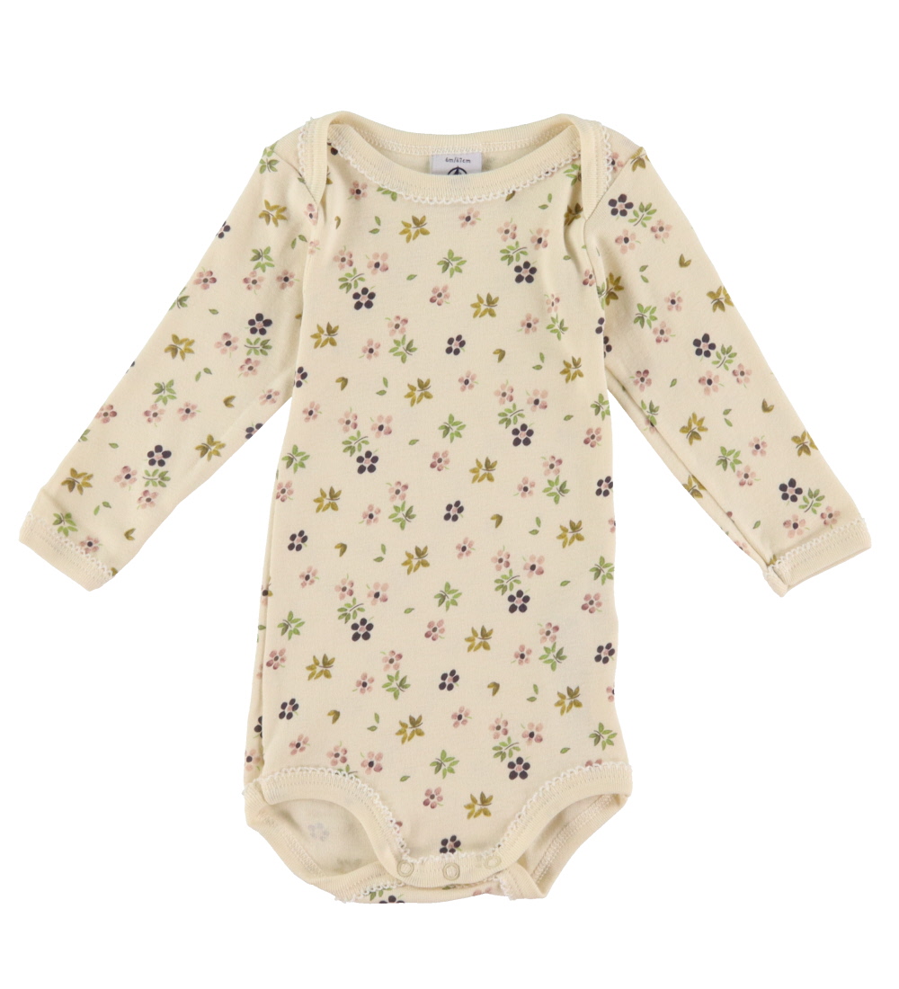 Petit Bateau Bodysuit L/æ - 3-Pack - Pink/White