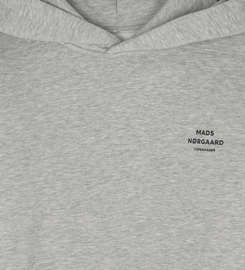 Mads Nørgaard Hoodie - Hudini - Grey Melange