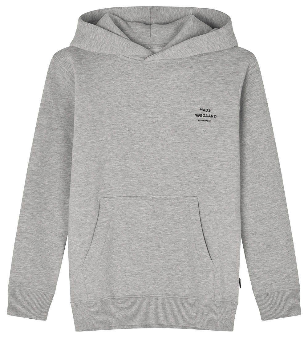 Mads Nørgaard Hoodie - Hudini - Grey Melange