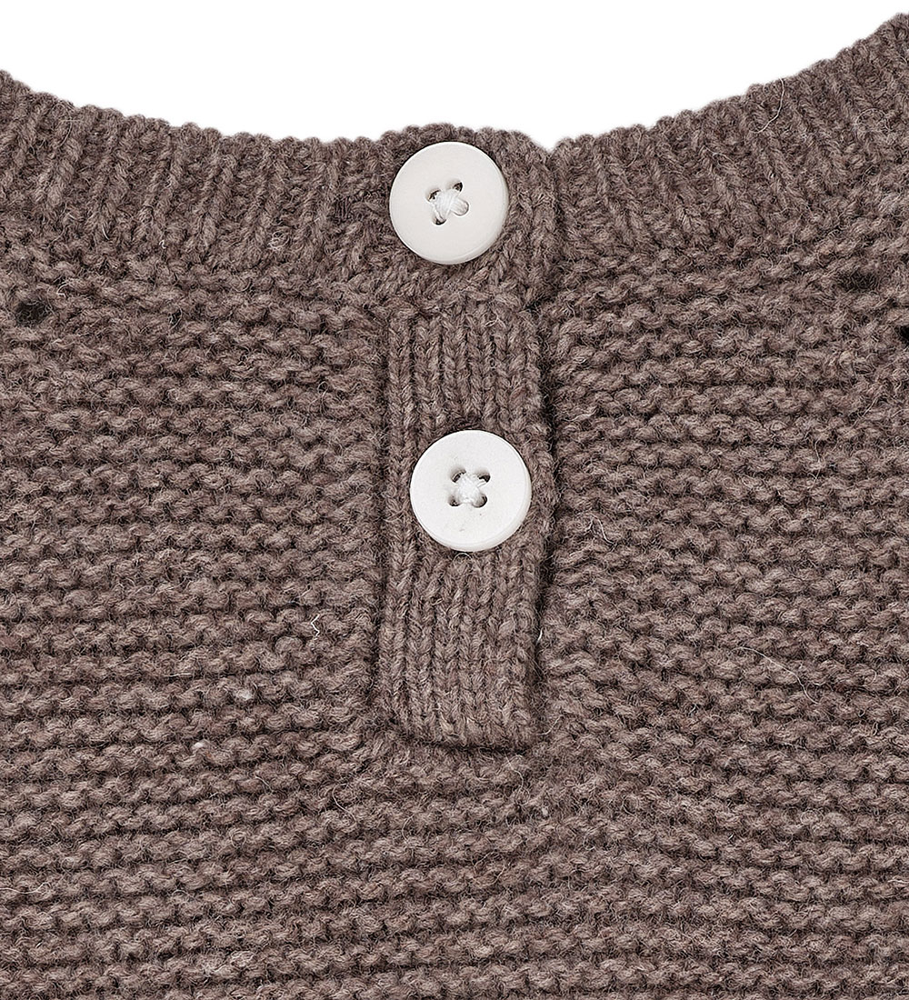 Copenhagen Colors Bluse - Strick - Wolle - Natural Melange