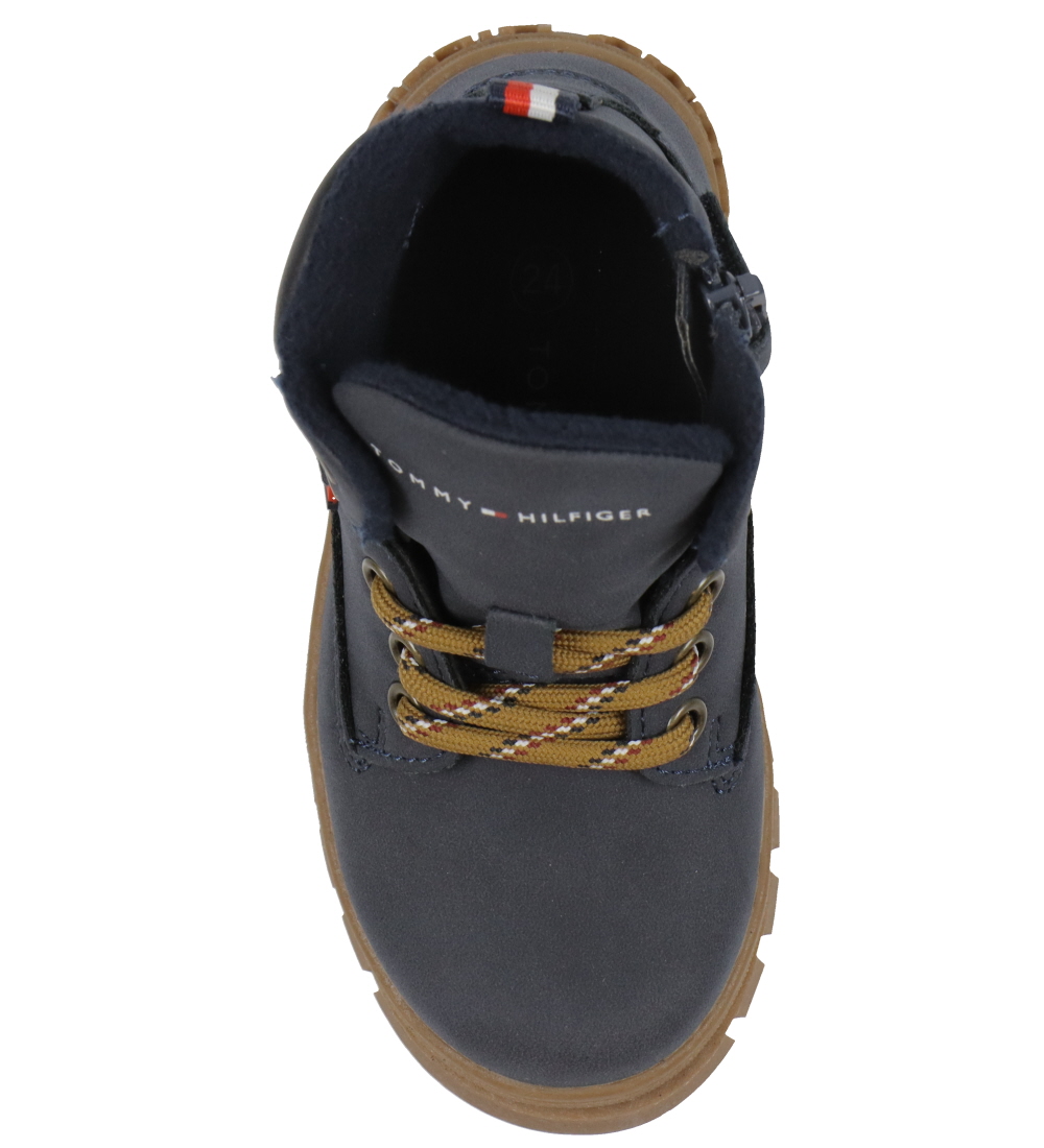 Tommy Hilfiger Laarzen - Lace-Up - Blauw