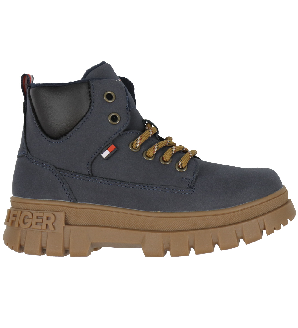 Tommy Hilfiger Stiefel - Lace-Up - Blau