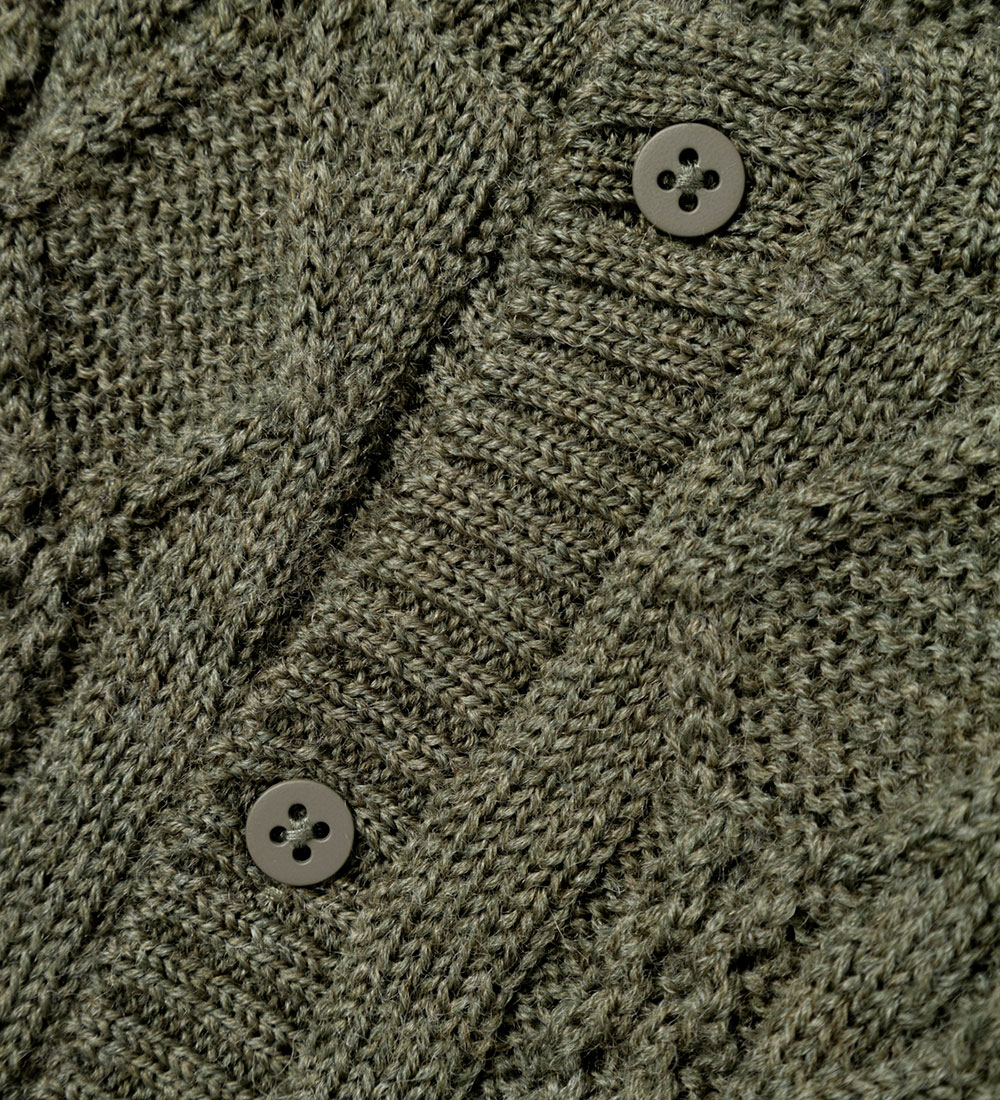 Name It Cardigan - Wool - Knitted - NmmWrilla - Mulled Basil