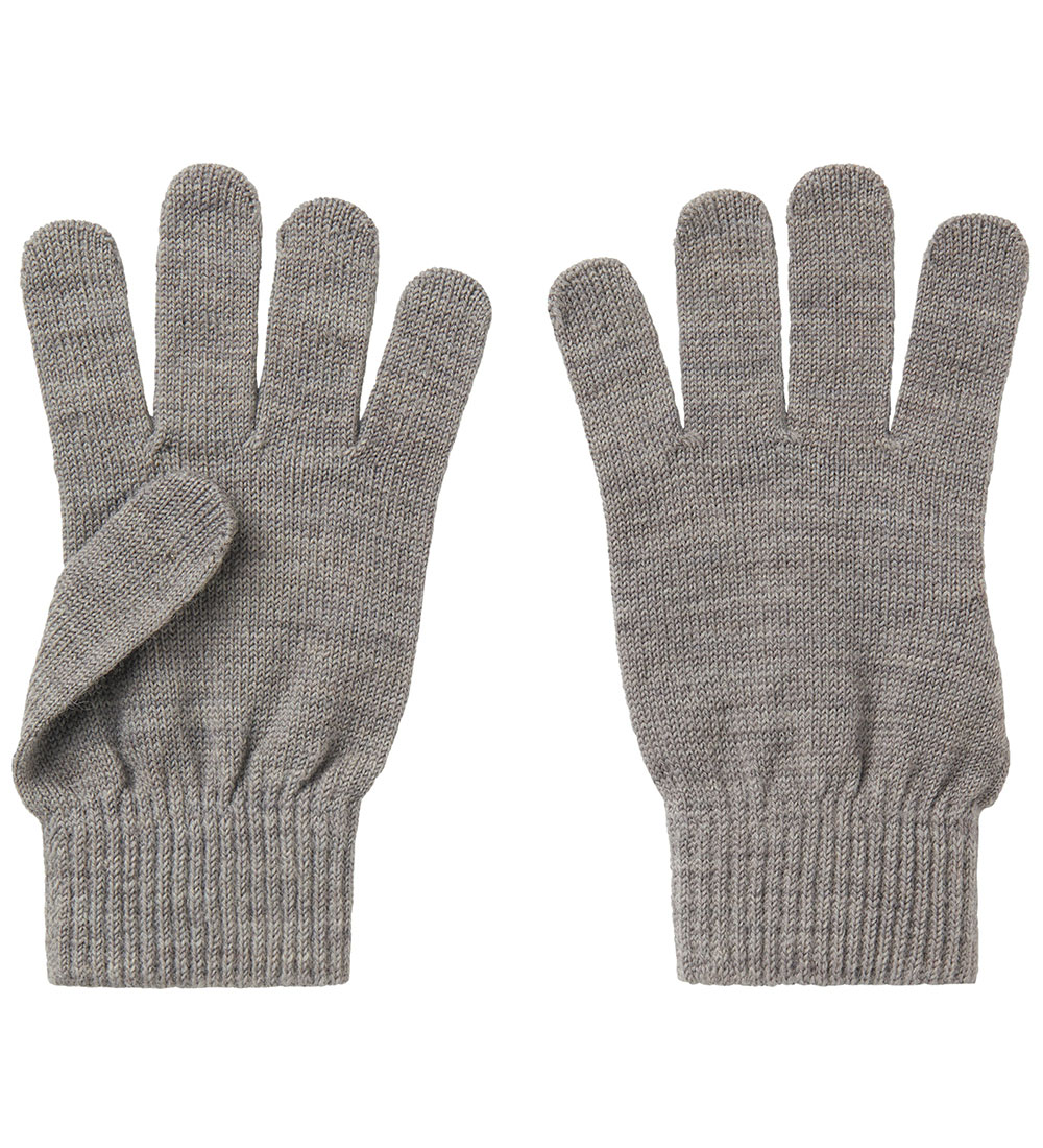 Gants Name It - Laine - NkmWholla - Grey Melange