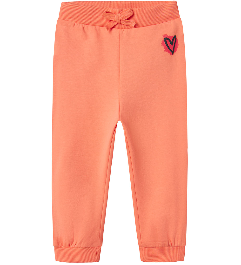 Name It Joggingbuxur - NmfNonna - Fusion Coral