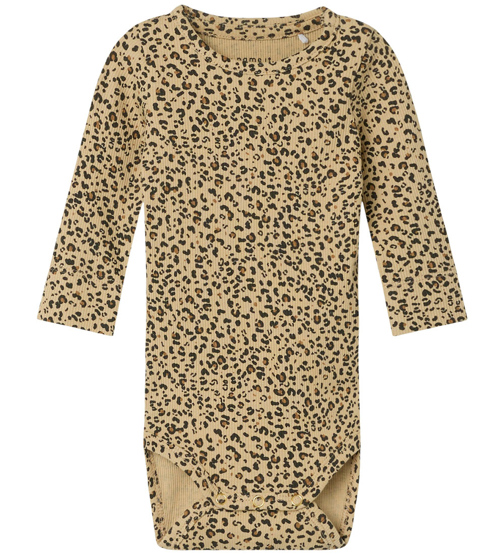 Name It Bodysuit L/æ - Rib - NbfNillie - Lattè