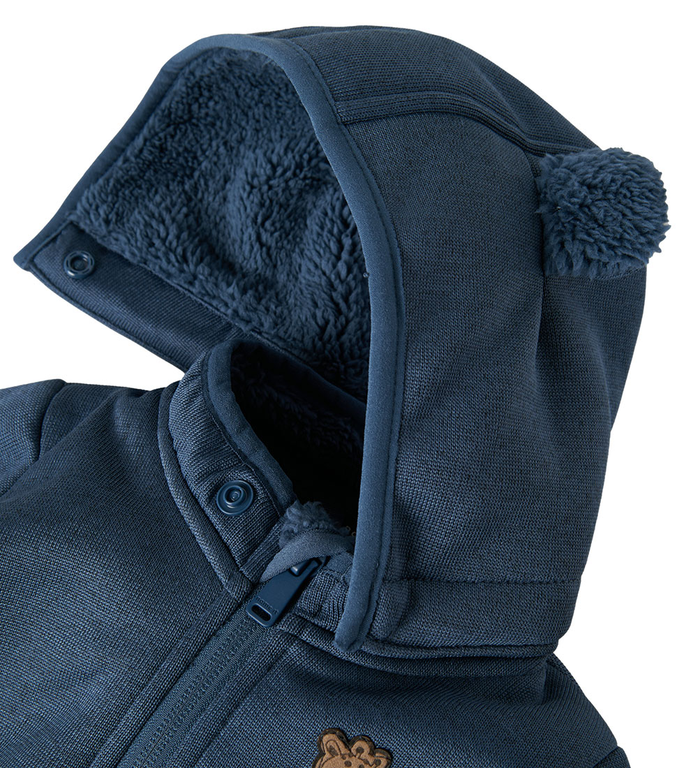 Name It Softshell Jacket w. Fleece - NbnMada08 - Dark Denim w. E