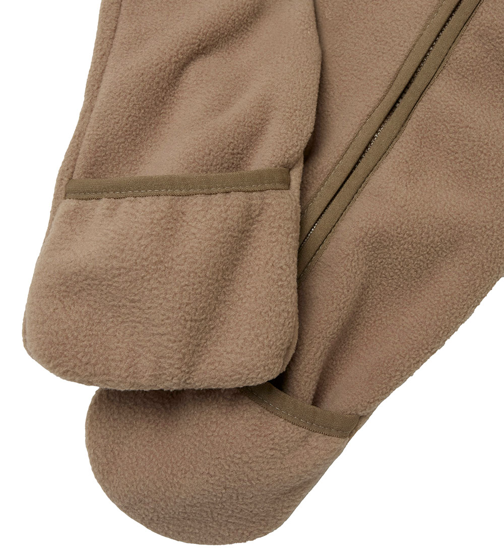 Name It Flísgalli - NbnMeeko - Desert Taupe M. Eyru