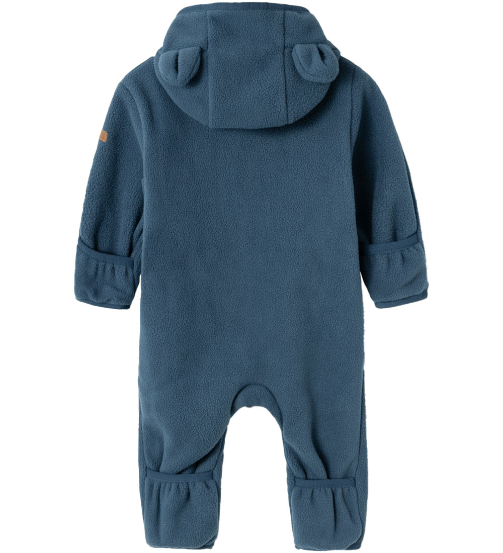 Name It Flísgalli - NbnMeeko - Dark Denim M. Eyru