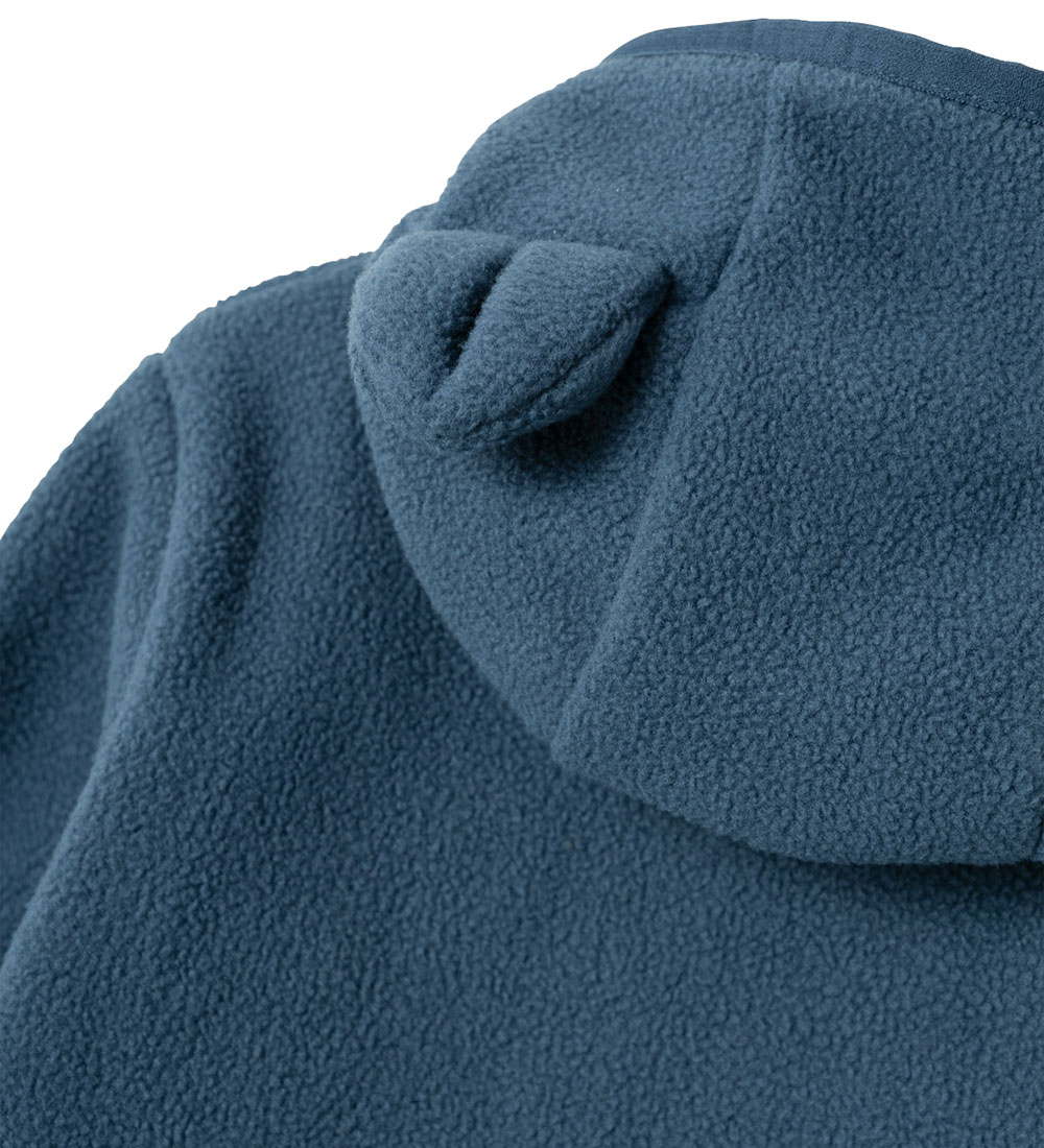 Name It Flísgalli - NbnMeeko - Dark Denim M. Eyru