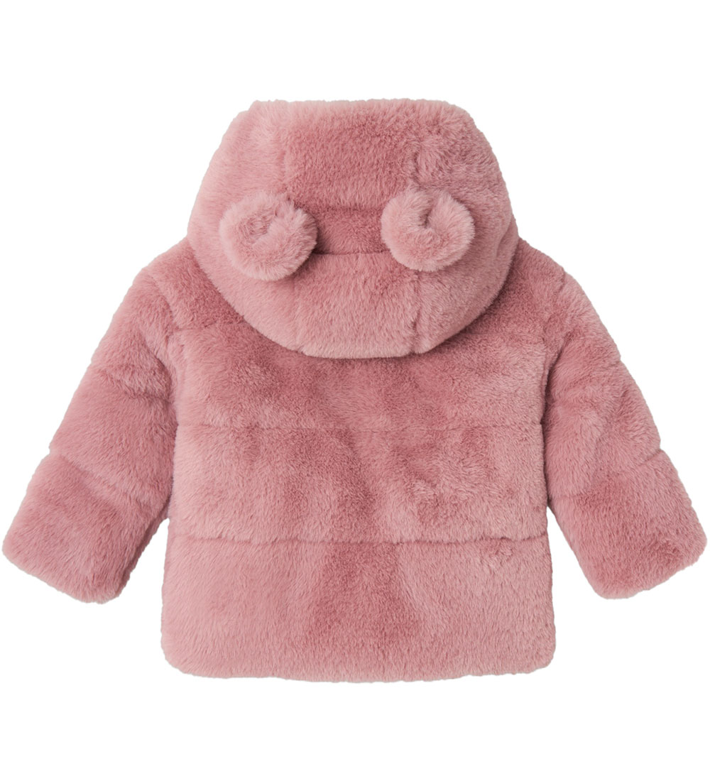 Name It Jacket - Faux Fur - NbfMila - Lilas
