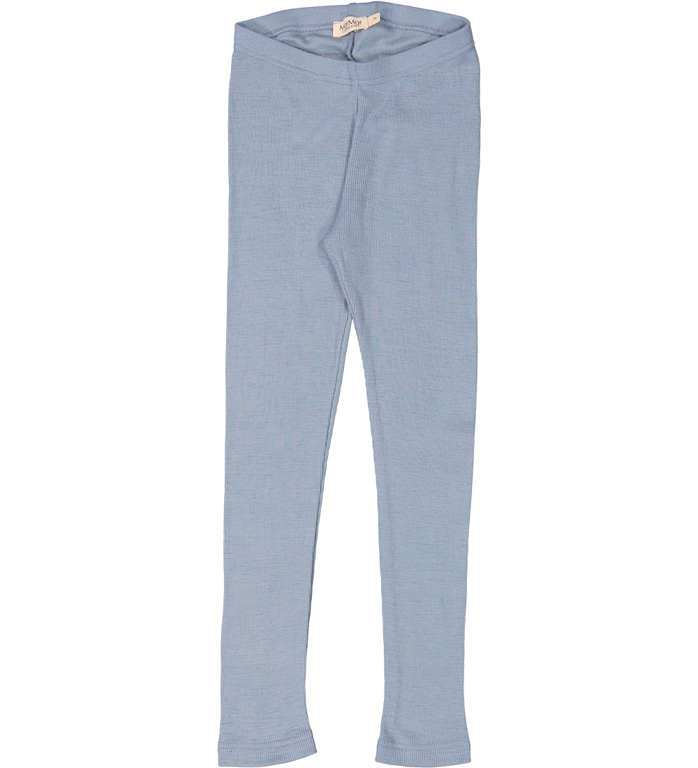 MarMar Leggings - Rib - Wool - Monsoon Blue