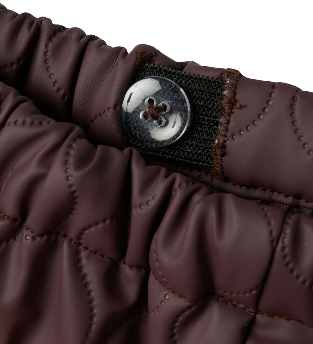 Name It Thermo Set - PU - Fleece Lining - NmfMud - Huckleberry