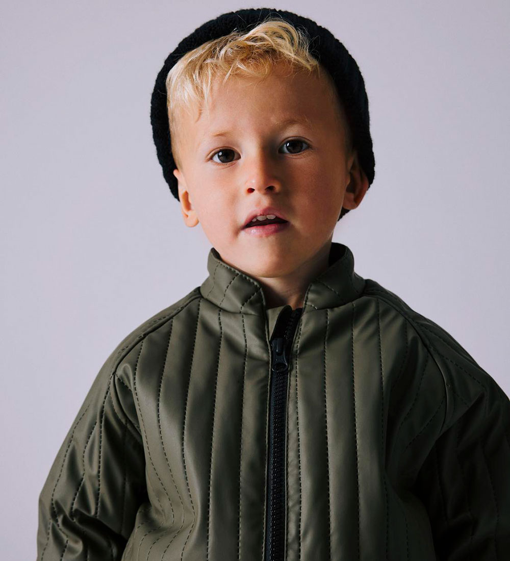 Name It Thermo Set - PU - Fleece Lining - NmmMud - Climbing Ivy