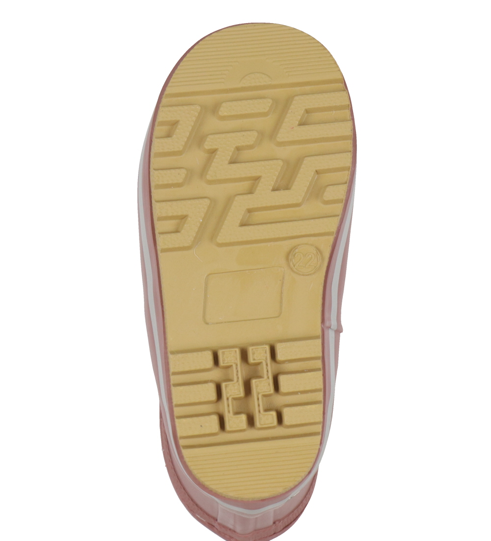 Mikk-Line Rubber Boots w. Lining - Rose Brown
