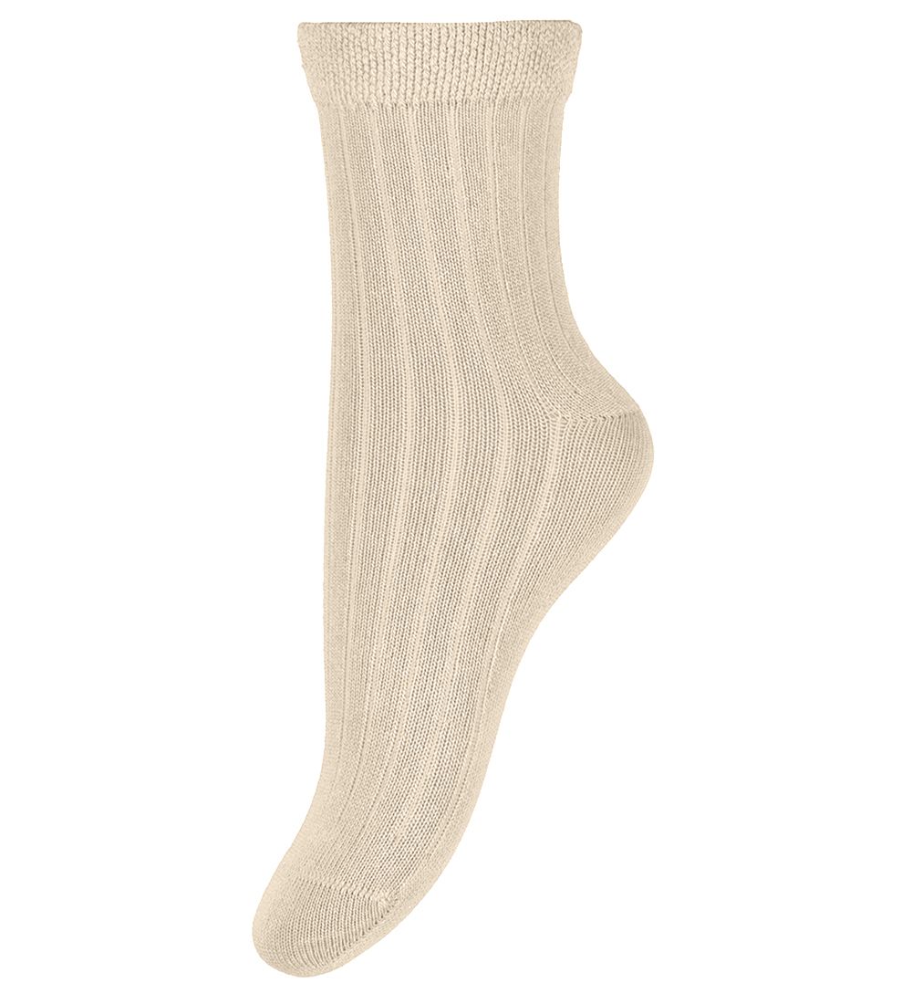 Minipop Socks - Bamboo - 5-Pack - Off White