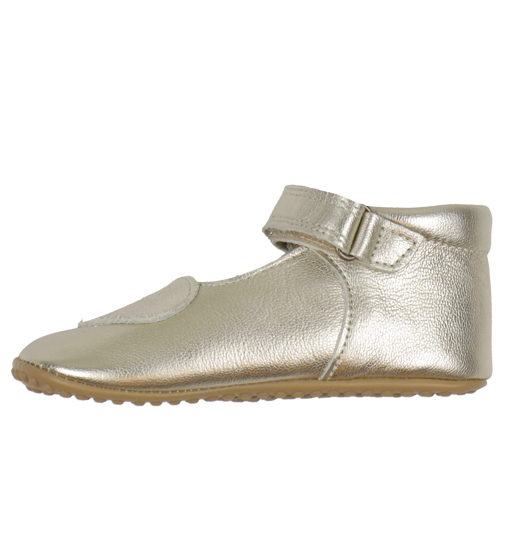 Pom Pom Slippers - Beginners Ballerina Heart - Gold