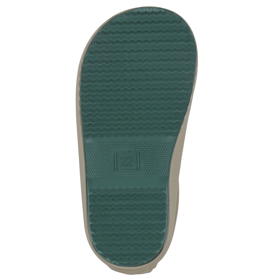 Pom Pom Regenlaarzen - Eend/Smaragd Green