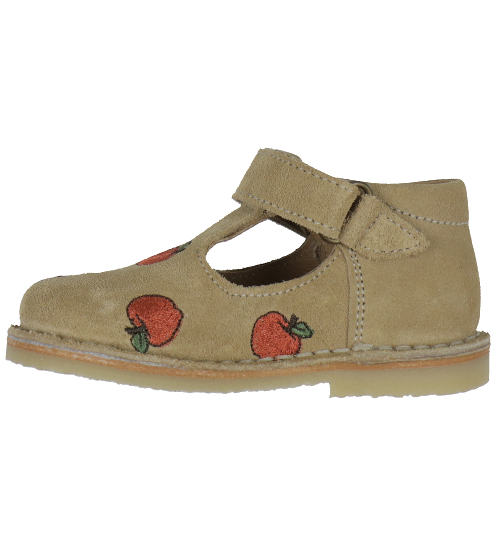 Pom Pom Sandals - Mary Jane - Light Sand