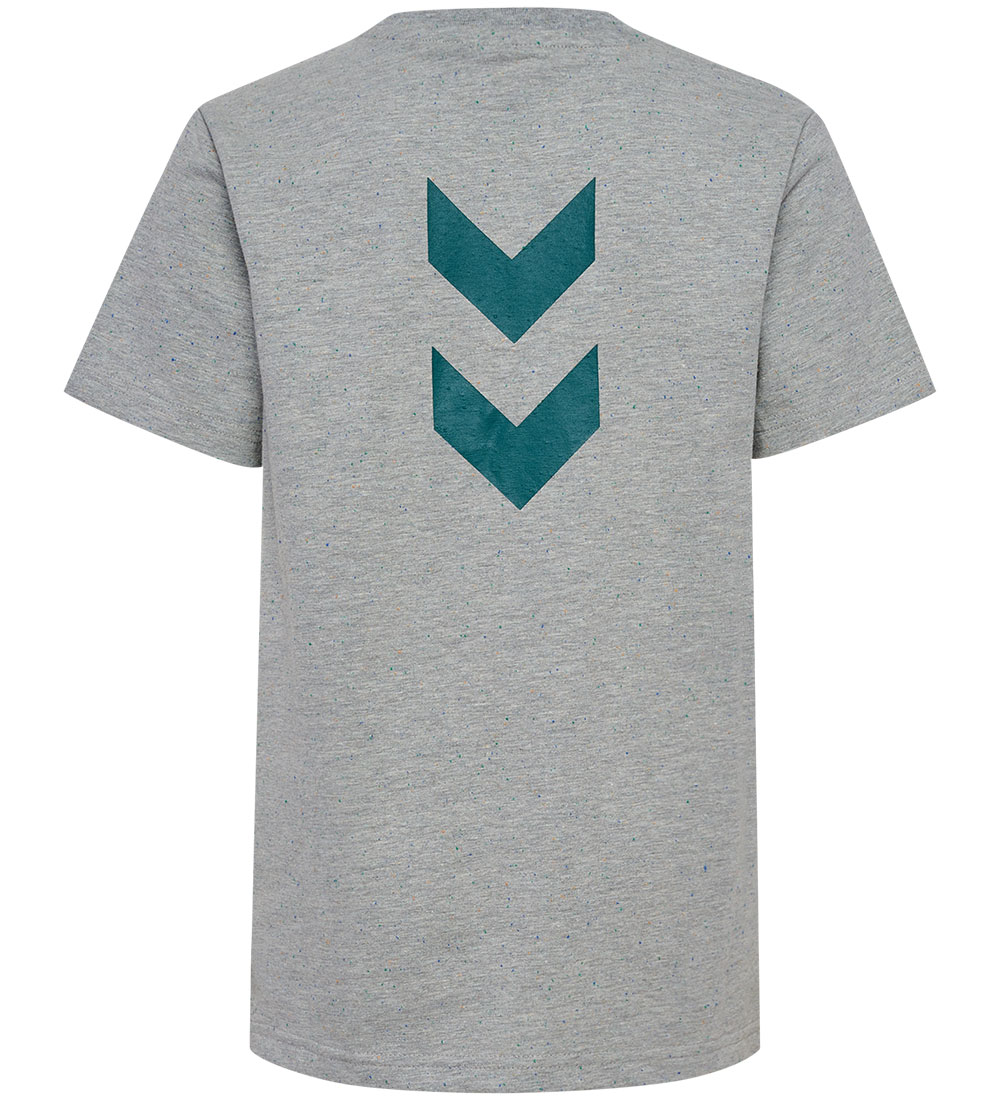 Hummel T-shirt - hmlNipps - Light Grey Melange