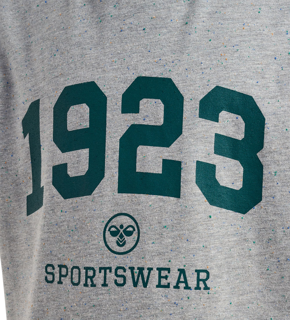 Hummel T-shirt - hmlNipps - Light Grey Melange