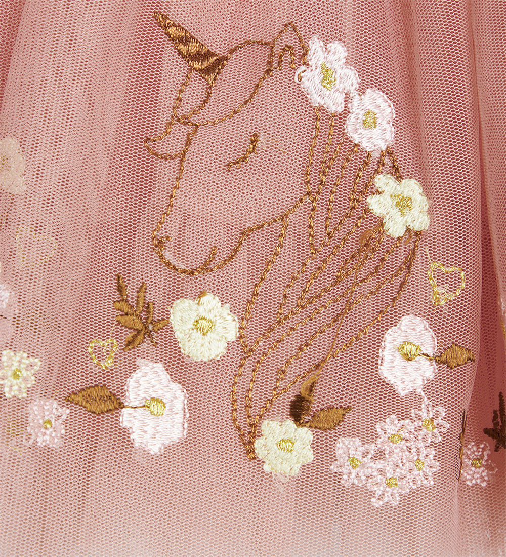 Hust and Claire Kjol - Ninna - Ash Rose m. Blommor