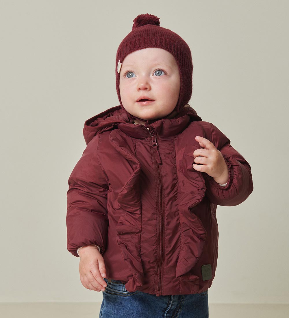 MarMar Beanie - Knitted - Alym - Deep Ruby
